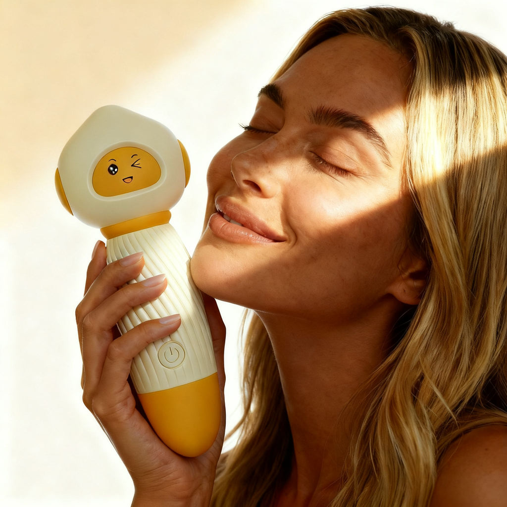 USB Rechargeable Silicone Massager - Cute Cartoon Design for Portable Private Care